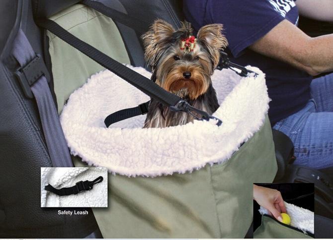 Secure Travel Booster Seat For Dogs WhatDaDog Premium Pet Store | Quality Dog & Cat Accessories