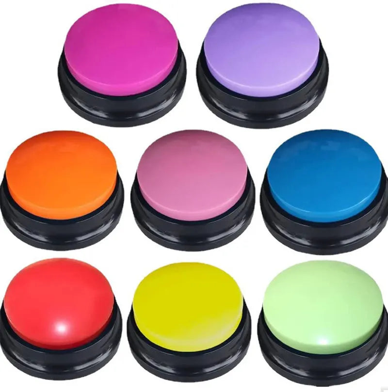 Interactive Dog Training Buttons - Voice Recording Communication Buzzers for Pet Training Premium Dog & Cat Toys | WhatDaDog Pet Store