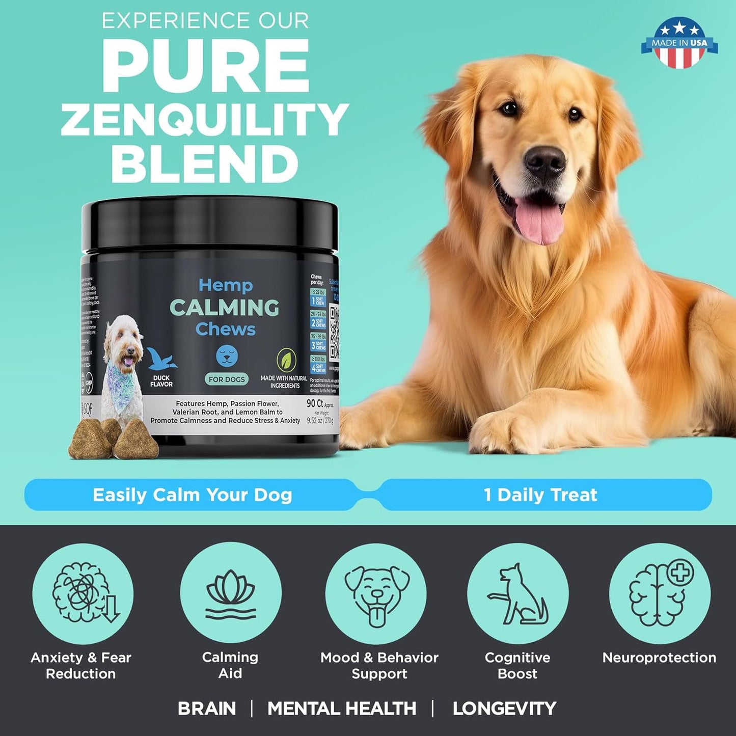 Calming Chews For Dogs Premium Dog & Cat Toys | WhatDaDog Pet Store