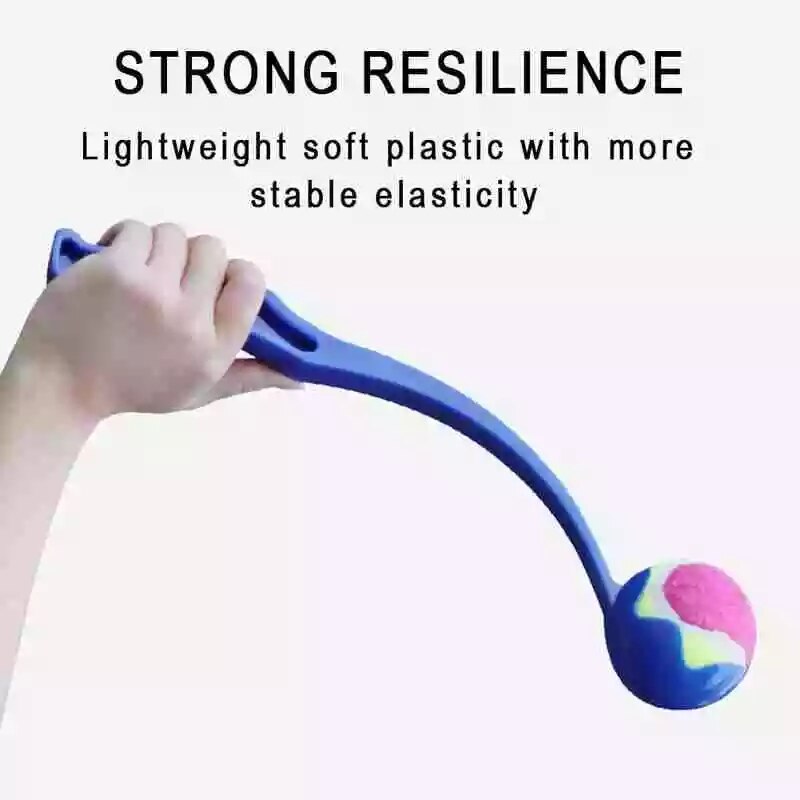 Tennis Ball Launcher for Dogs - Long Distance Fetch Toy Thrower WhatDaDog Premium Pet Store | Quality Dog & Cat Accessories