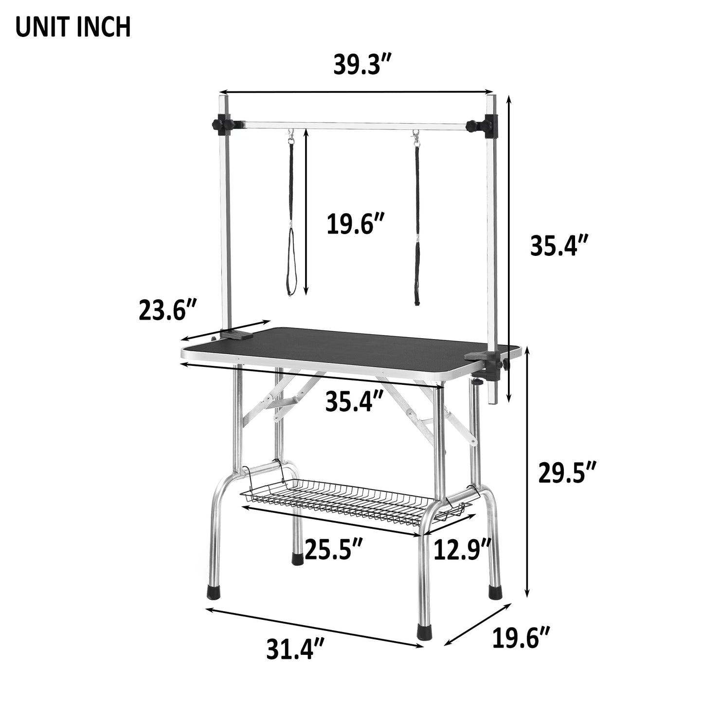 36-Inch Pet Grooming Table - Professional Dog Grooming Station WhatDaDog Premium Pet Store | Quality Dog & Cat Accessories