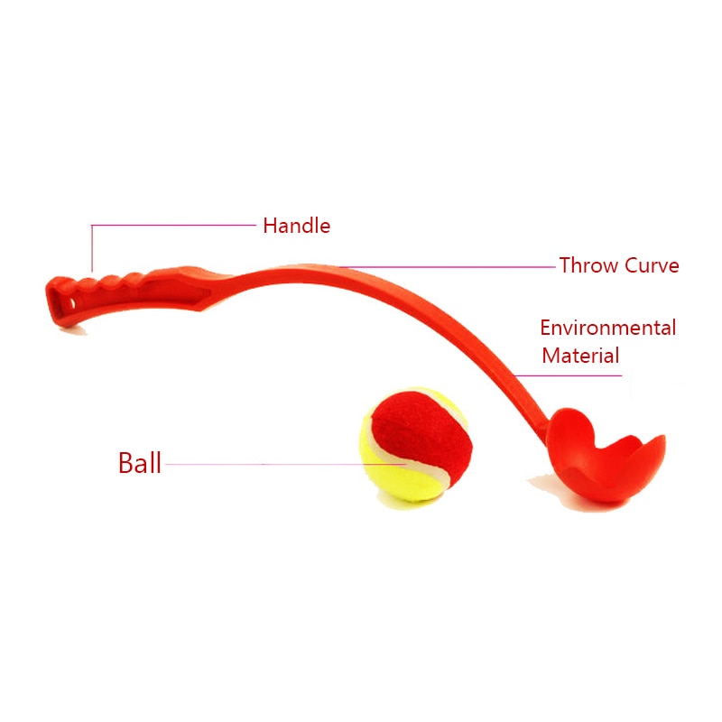 Tennis Ball Launcher for Dogs - Long Distance Fetch Toy Thrower WhatDaDog Premium Pet Store | Quality Dog & Cat Accessories