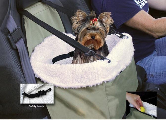 Secure Travel Booster Seat For Dogs WhatDaDog Premium Pet Store | Quality Dog & Cat Accessories