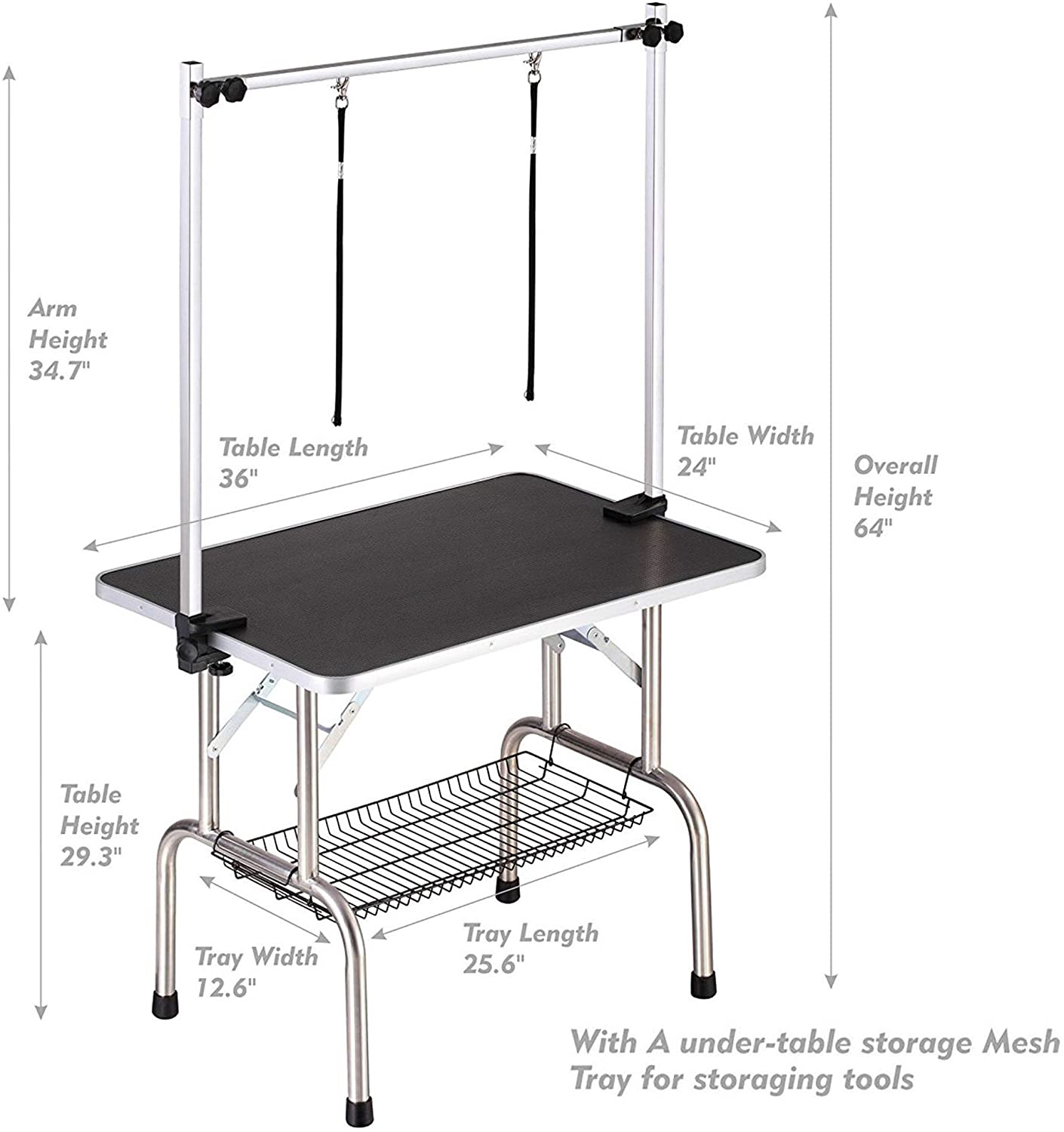 36-Inch Pet Grooming Table - Professional Dog Grooming Station WhatDaDog Premium Pet Store | Quality Dog & Cat Accessories