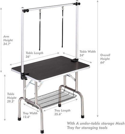 36-Inch Pet Grooming Table - Professional Dog Grooming Station WhatDaDog Premium Pet Store | Quality Dog & Cat Accessories