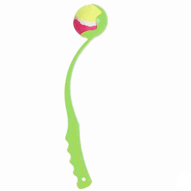 Tennis Ball Launcher for Dogs - Long Distance Fetch Toy Thrower WhatDaDog Premium Pet Store | Quality Dog & Cat Accessories
