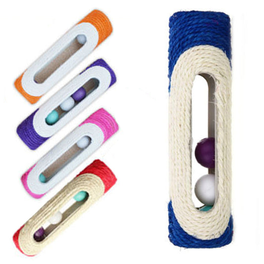 Interactive Cat Scratching Posts with Rolling Ball Toys WhatDaDog Premium Pet Store | Quality Dog & Cat Accessories