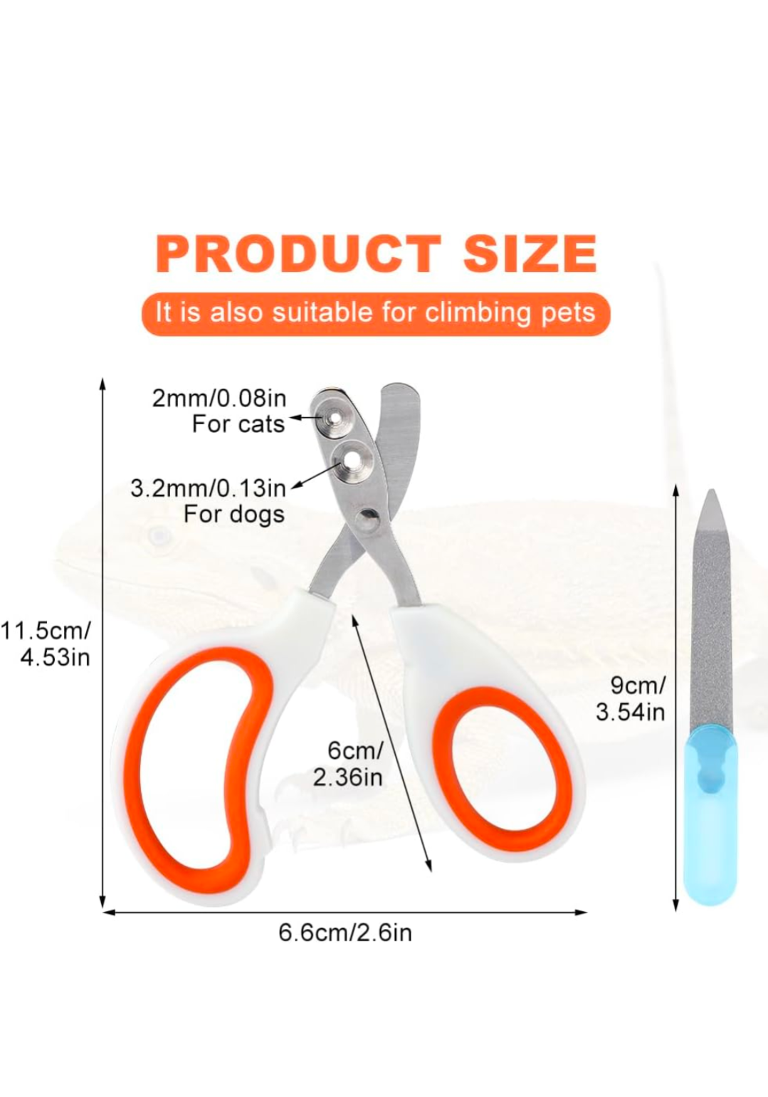 PetPro Dual-Size Nail Clippers for Cats & Dogs Premium Dog & Cat Toys | WhatDaDog Pet Store