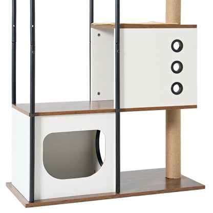 Skyline Multi-Level Cat Tower 59 Inches Tall WhatDaDog Premium Pet Store | Quality Dog & Cat Accessories