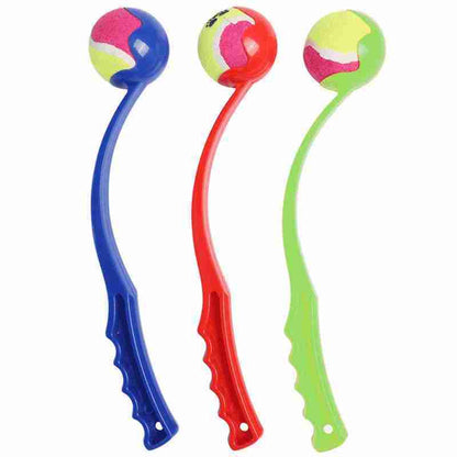 Tennis Ball Launcher for Dogs - Long Distance Fetch Toy Thrower WhatDaDog Premium Pet Store | Quality Dog & Cat Accessories