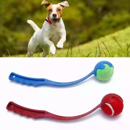 Tennis Ball Launcher for Dogs - Long Distance Fetch Toy Thrower WhatDaDog Premium Pet Store | Quality Dog & Cat Accessories