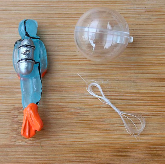 Glowing Night Diver Aquarium Figurine - Resin Underwater Decoration Premium Dog & Cat Toys | WhatDaDog Pet Store