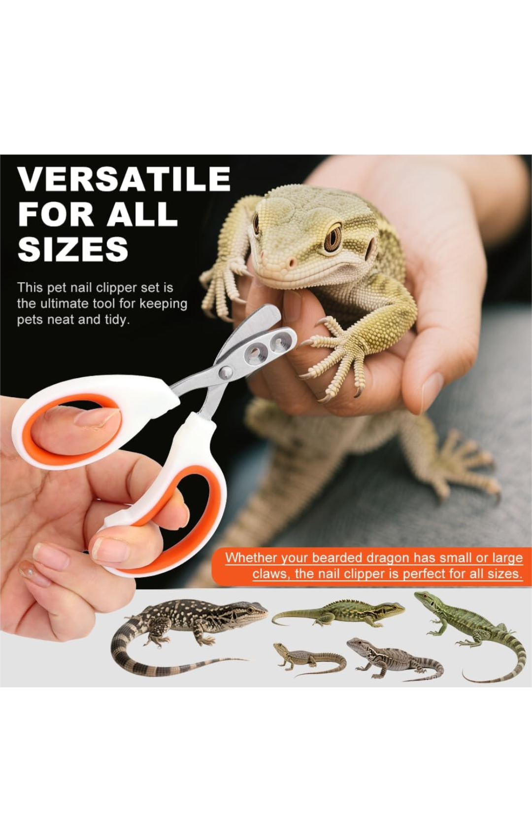 PetPro Dual-Size Nail Clippers for Cats & Dogs Premium Dog & Cat Toys | WhatDaDog Pet Store